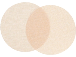 Conjunto De 2 Peças De Difusor Redondo Antirreflexo Em Tecido Para Luminárias De Teto/suspensas