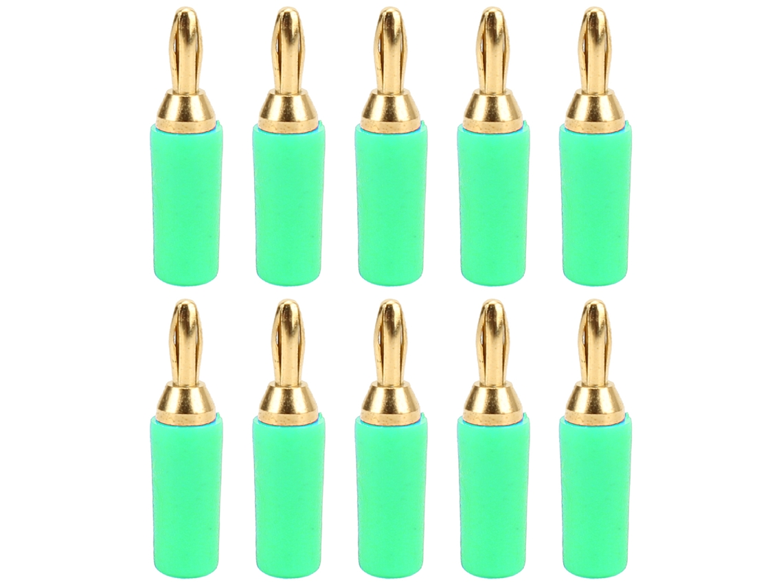 5 Conjuntos de Conectores Plugue Banana, Macho e Fêmea, 4mm | S/MARCA
