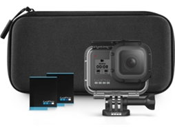 Bundle Action Cam GOPRO HERO 8 Black + Acessórios (4K Ultra HD - 12 MP - Wi-Fi e Bluetooth)