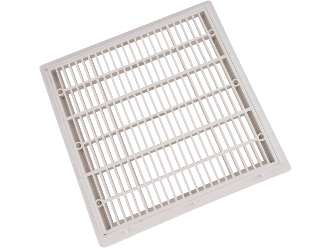 Ralo Quadrado Branco de 9 Polegadas para Fundo de Piscina