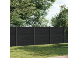 Vidaxl Painel De Vedação 526x186 Cm Wpc Cinzento