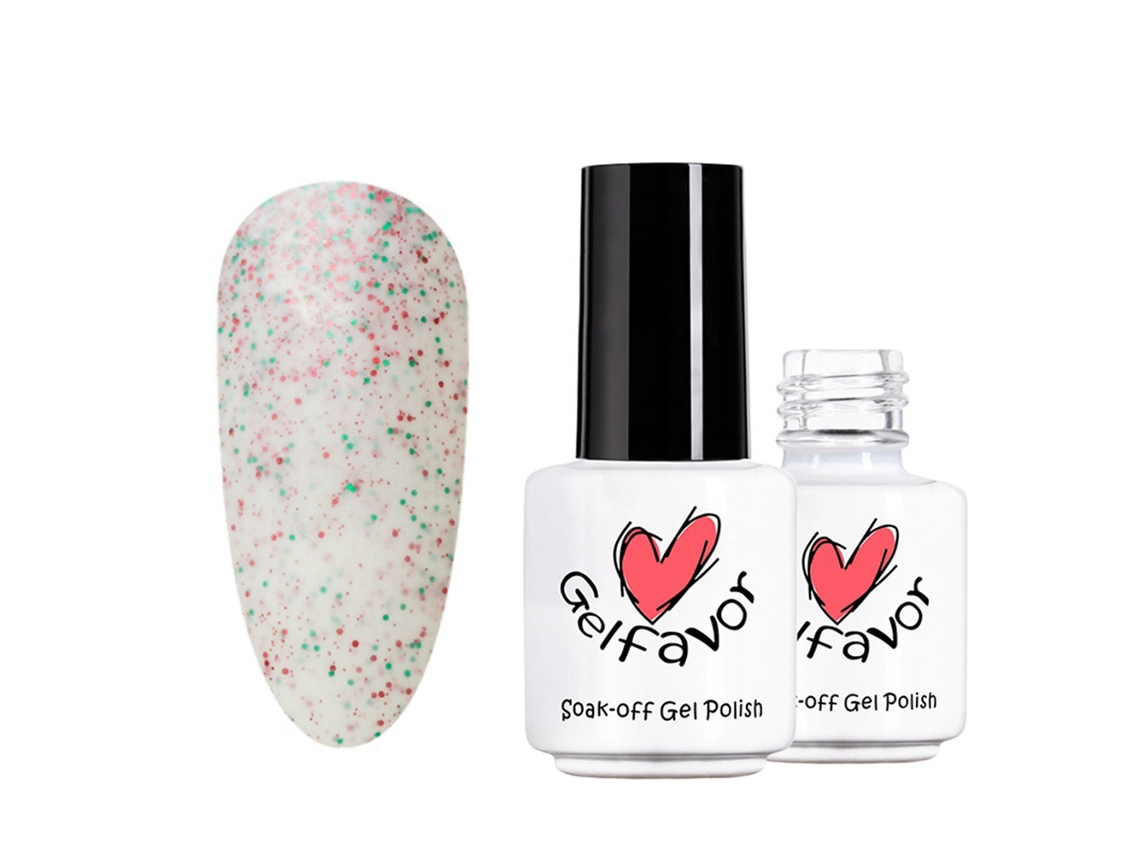 Esmalte Em Gel Com Brilho De Açúcar (7ml, Duradouro E Removível) Eoocoo