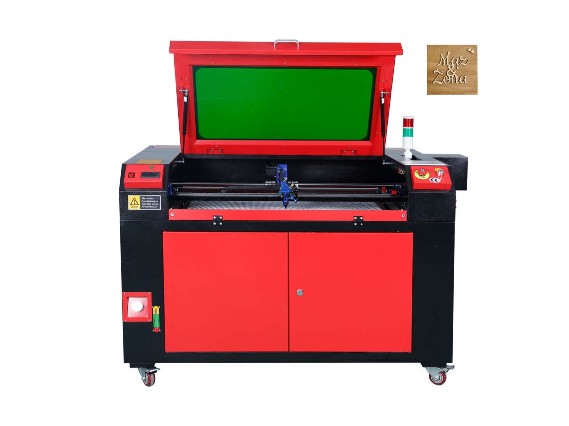 VEVOR 100 W Co2 Gravadora a Laser Máquina de Gravação e Impressão 600 X 900 Mm Mesa de Trabalho