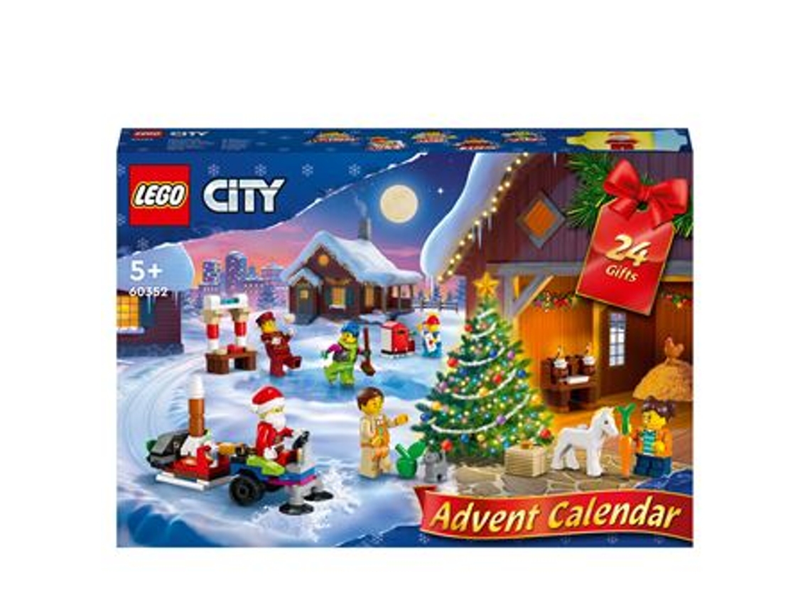 LEGO 60352 City Calendário De Advento (5 anos 287 Peças) Worten.pt