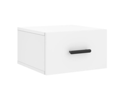 Mesa de Cabeceira Montagem na Parede Branco MAISON EXCLUSIVE (35x35x20 cm)