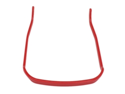 Elásticos Invisíveis para Cabelo, Acessório para Cabelos Cacheados e Espessos, Vermelho LAXISCREED
