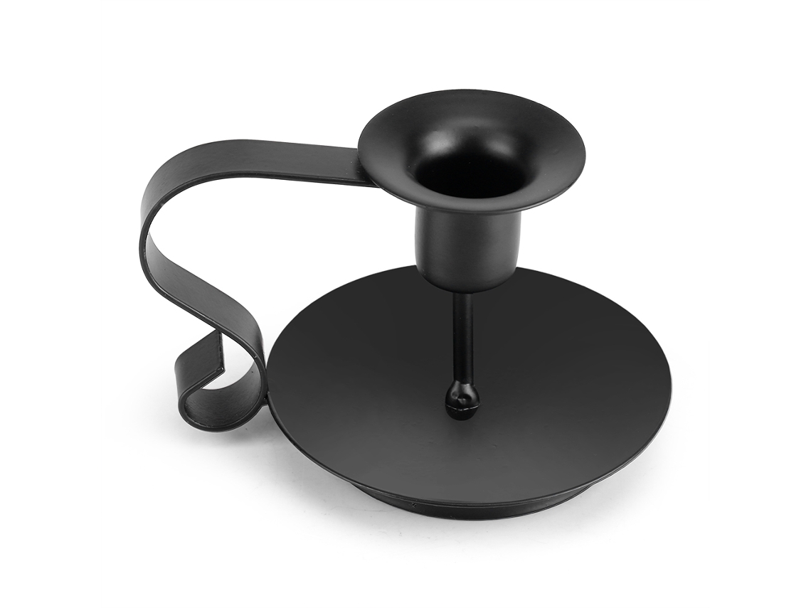 Suporte para Vela de Ferro Decorativo S/MARCA