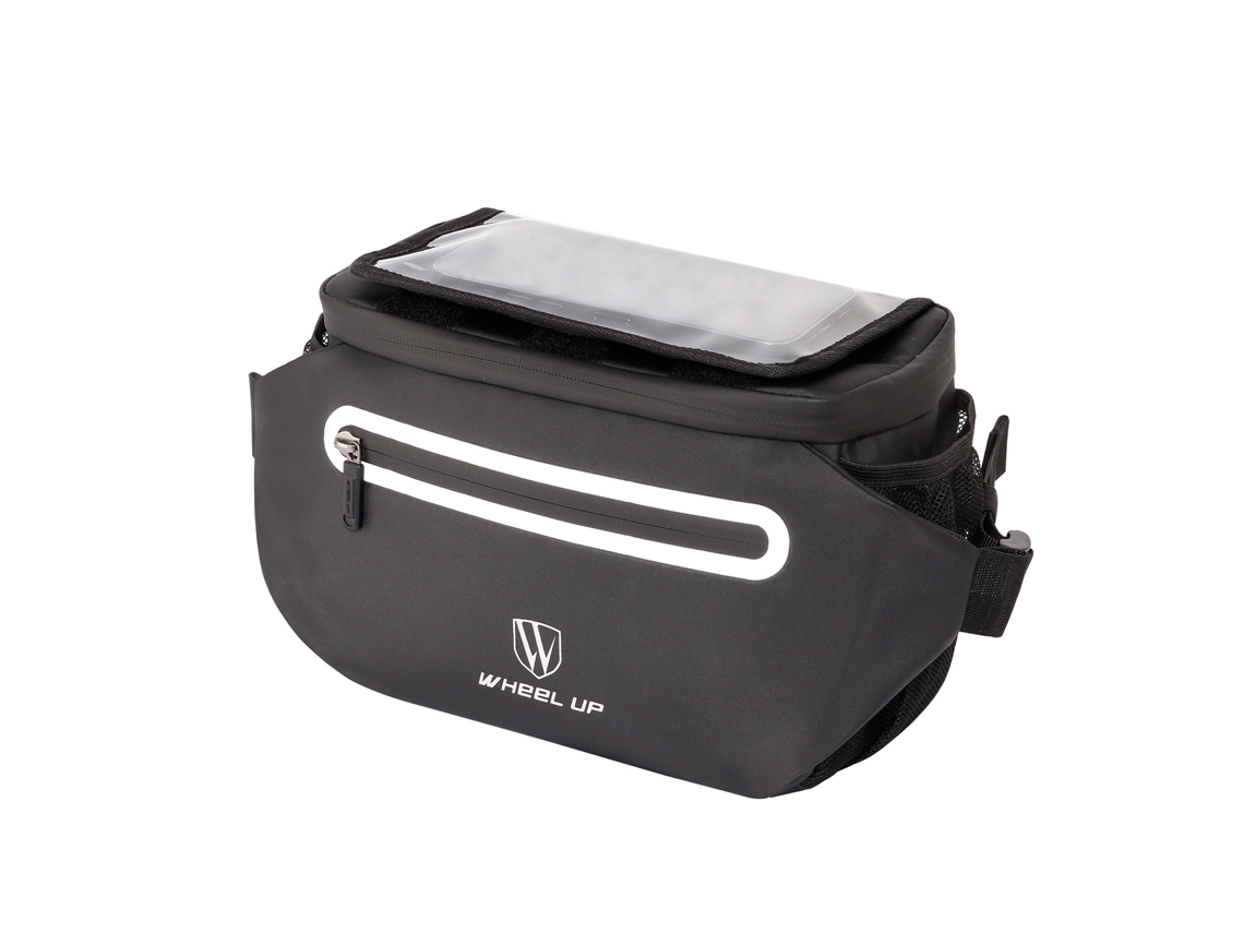 2026 bolsa para Guidão de Bicicleta Grande com Porta Telefone Tátil Dobrável Impermeável para Armazenamento Frontal