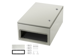 Caixa De Aço Succebuy 24 X 16 X 10 Polegadas, Ip65, Cinzento Carvão