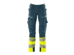 Calças Grandes Com Bolsos Para Joelheiras Accelerate Safe 19179 Azul 56 / 35 MASCOT