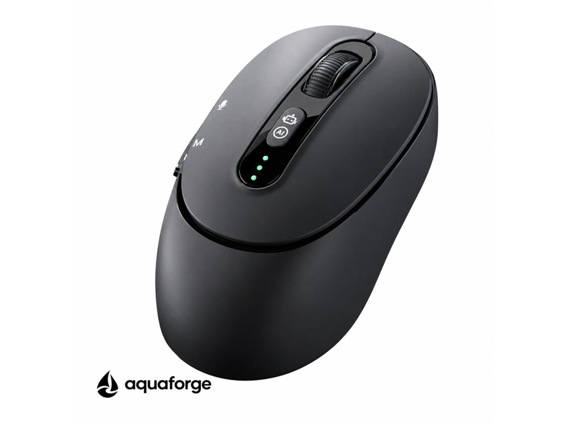 Rato Sem Fio Bluetooth 2.4ghz 3 Modos Led Usb-c Para Escritório