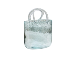 Vaso de Vidro Transparente para Arranjos Florais Sala de Estar