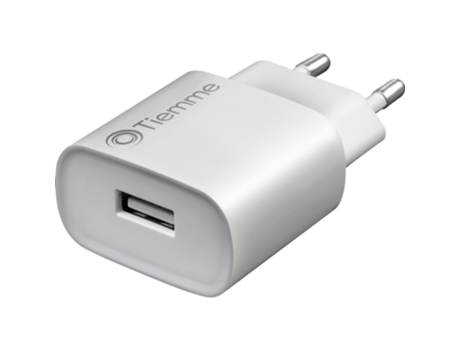 1 Adaptador de Corrente Usb 5W Cabo Usb-A para Usb-C TIEMME
