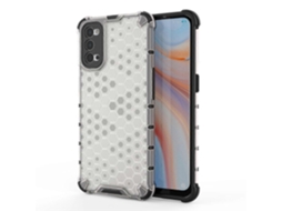 Para Oppo Reno4 Capa De Pc Tpu À Prova De Choque Em Formato De Favo De Mel
