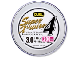 Trançado Super X-Wire 4 200 M Branco 0.150 Mmduel