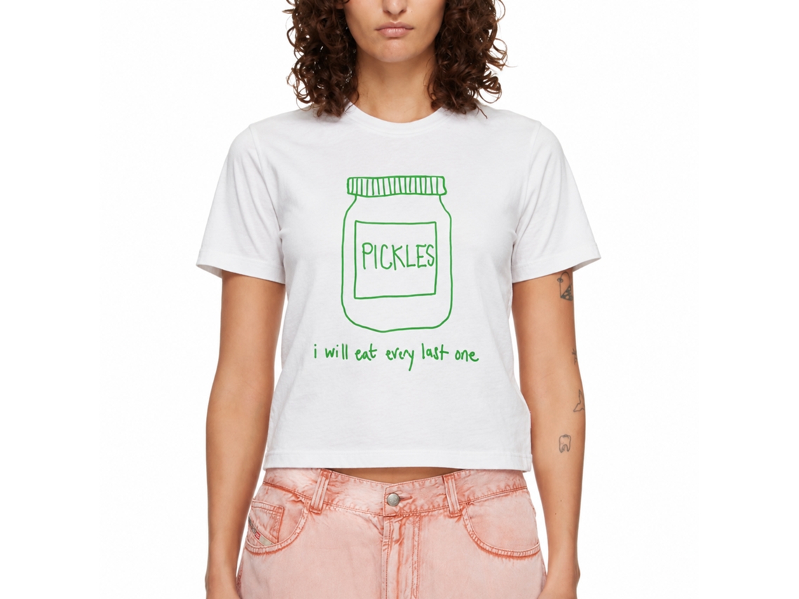 Camiseta Rockinstone Eat All The Pickles Pod Popstore com design exclusivo de designer.