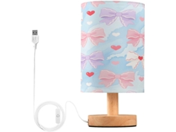 Abajur De Cabeceira In Format Nó Para Quarto, Con Portas De Regamento Usb C, Luminária De Mesa Cabeceira, Luminária