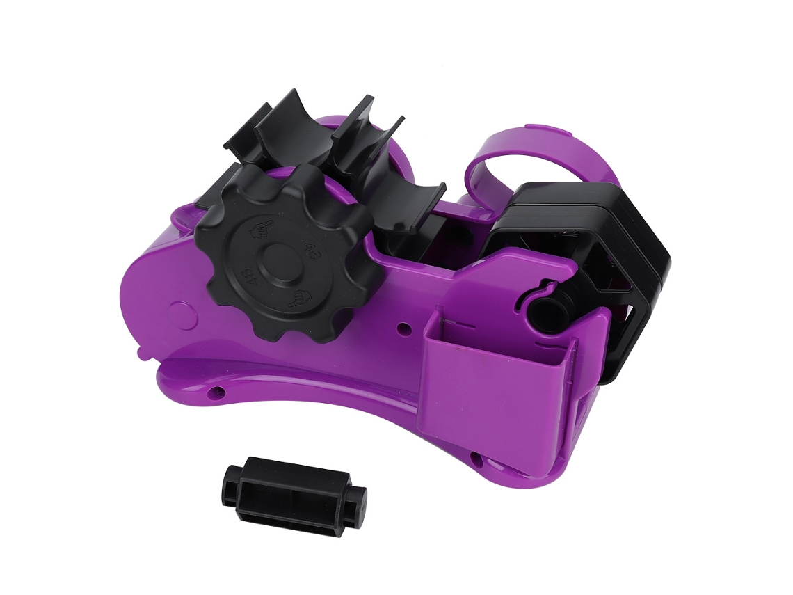 Dispositivo de fita multifuncional YURU com corte para escritório e casa, plástico ABS roxo | S/MARCA