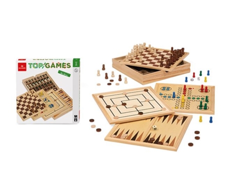 Jogos de Tabuleiro DAL NEGRO 5-em-1 (8 anos)