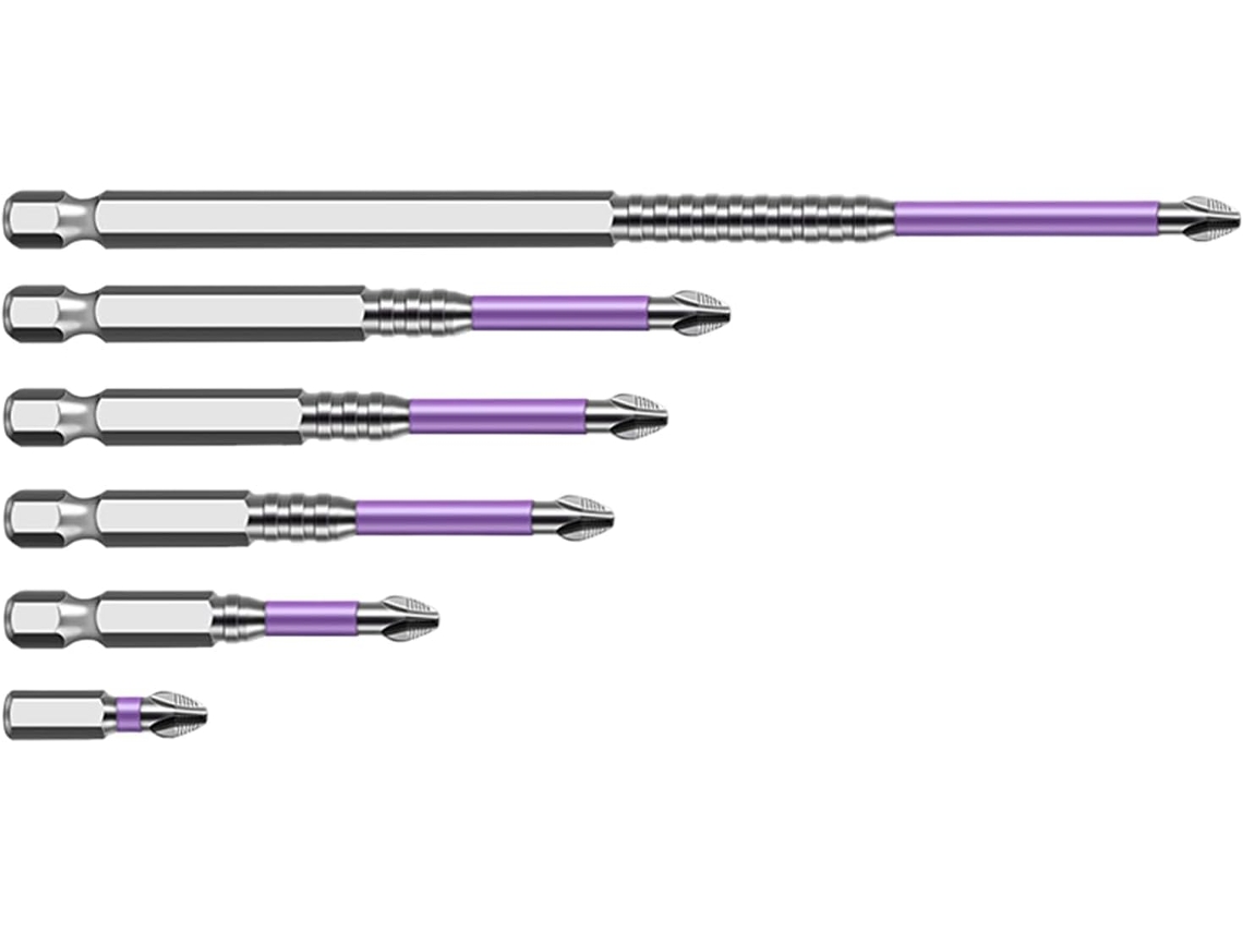 Conjunto De 6 Brocas Magnéticas Para Marcenaria.