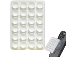 Suporte Adesivo Genérico Para Celular Ventosa Ajustável 5, 9x 8, 5cm Suporte Mãos Livres Para Espelho, Chuveiro