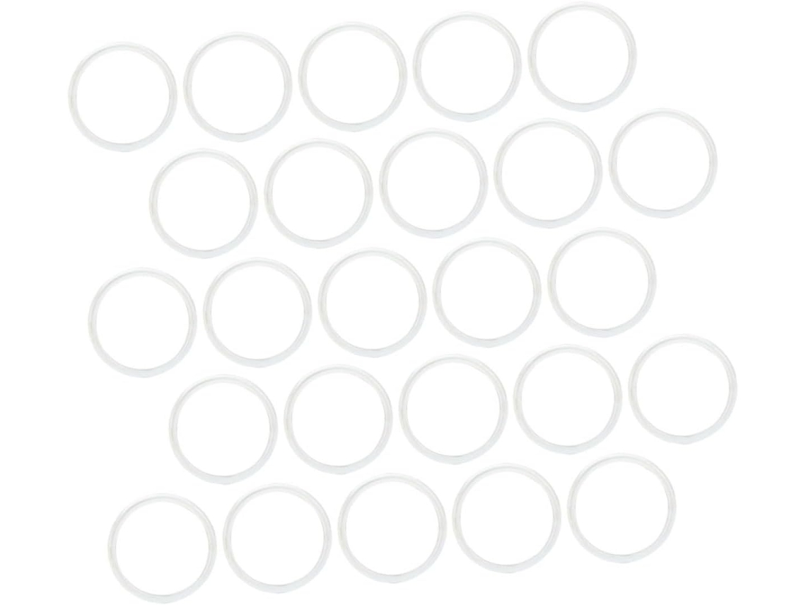 Conjunto De 40 Discos De Encadernação Transparentes, Resistentes E Fáceis De Instalar E Remover, Ide Gokoco