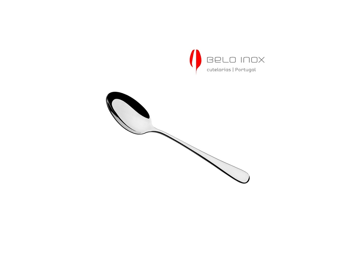 Dúzia De Colher Cha Duna BELO INOX.