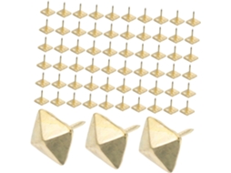 Conjunto De 100 Tachinhas Quadradas Genéricas Para Estofamento