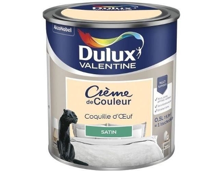 Creme De Cor Satin Dulux Valentine 0,5 L Concha De Ovo Ducastel