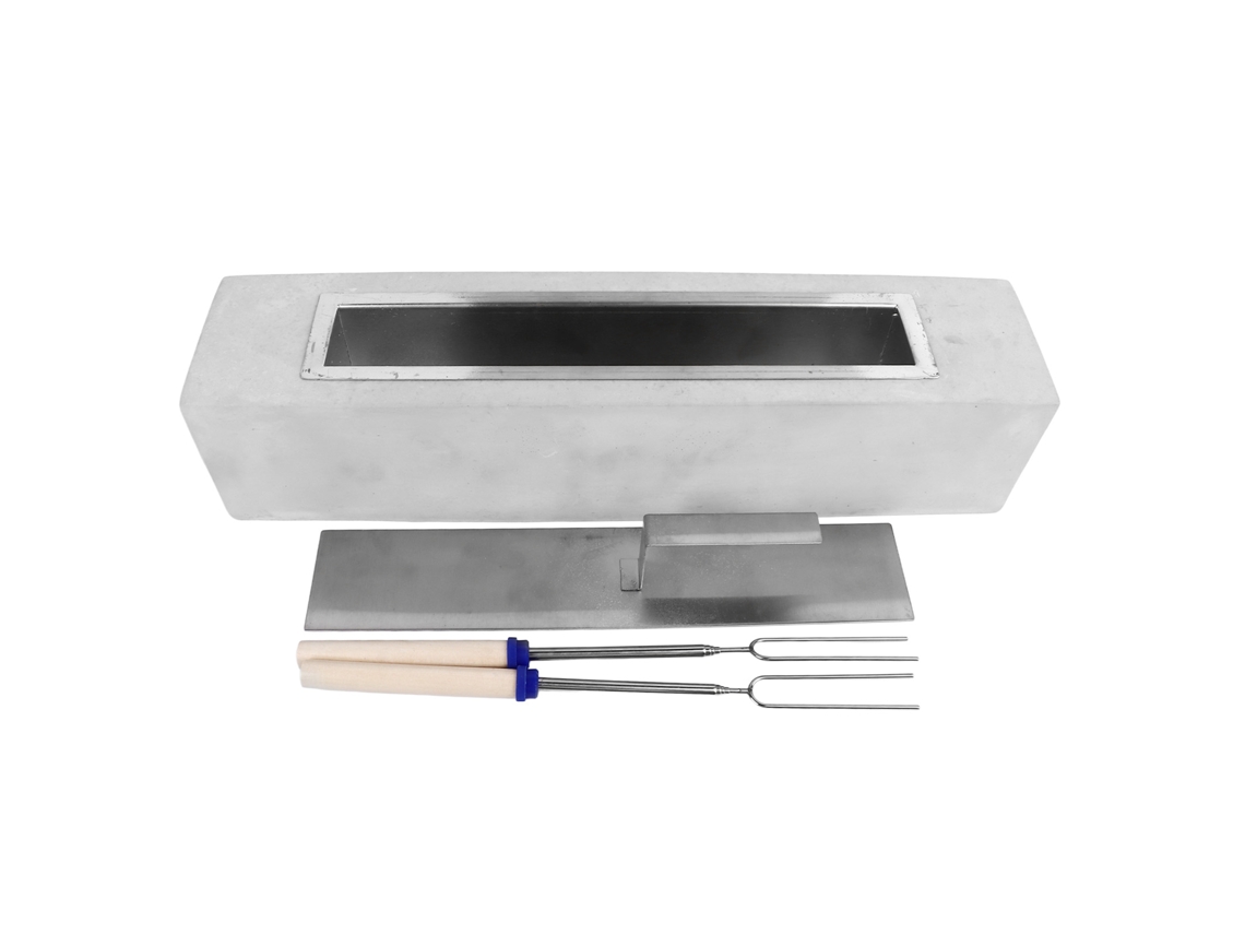 Fogo De Mesa Portátil (decoração E Assador Com Palitos)