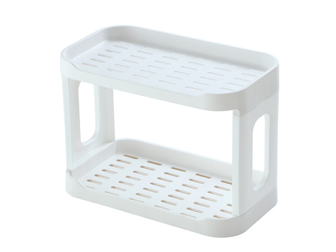 Rack de armazenamento para mesa, 2 camadas, removível | S/MARCA