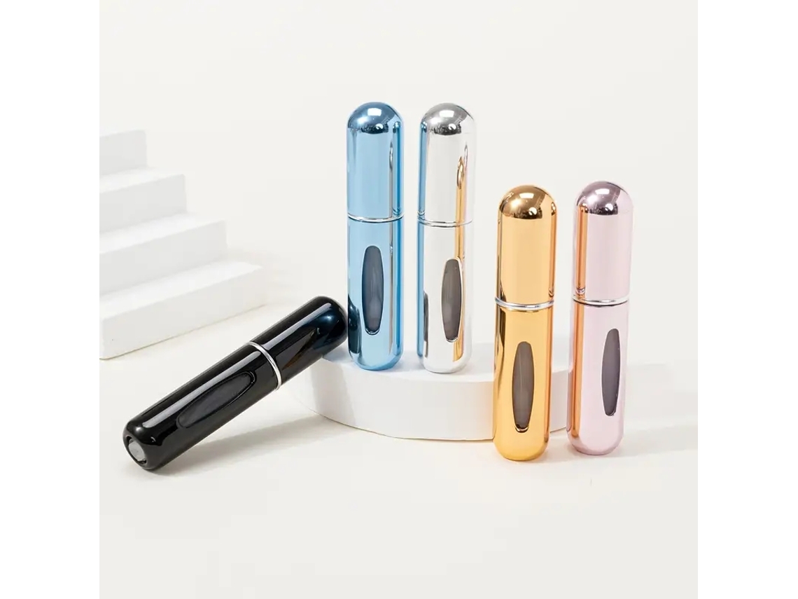 Mini Frasco de Perfume Recarregável para Viagem, Recipiente Portátil para Perfume, Frasco de Perfume Vazio, 5ml MDUG