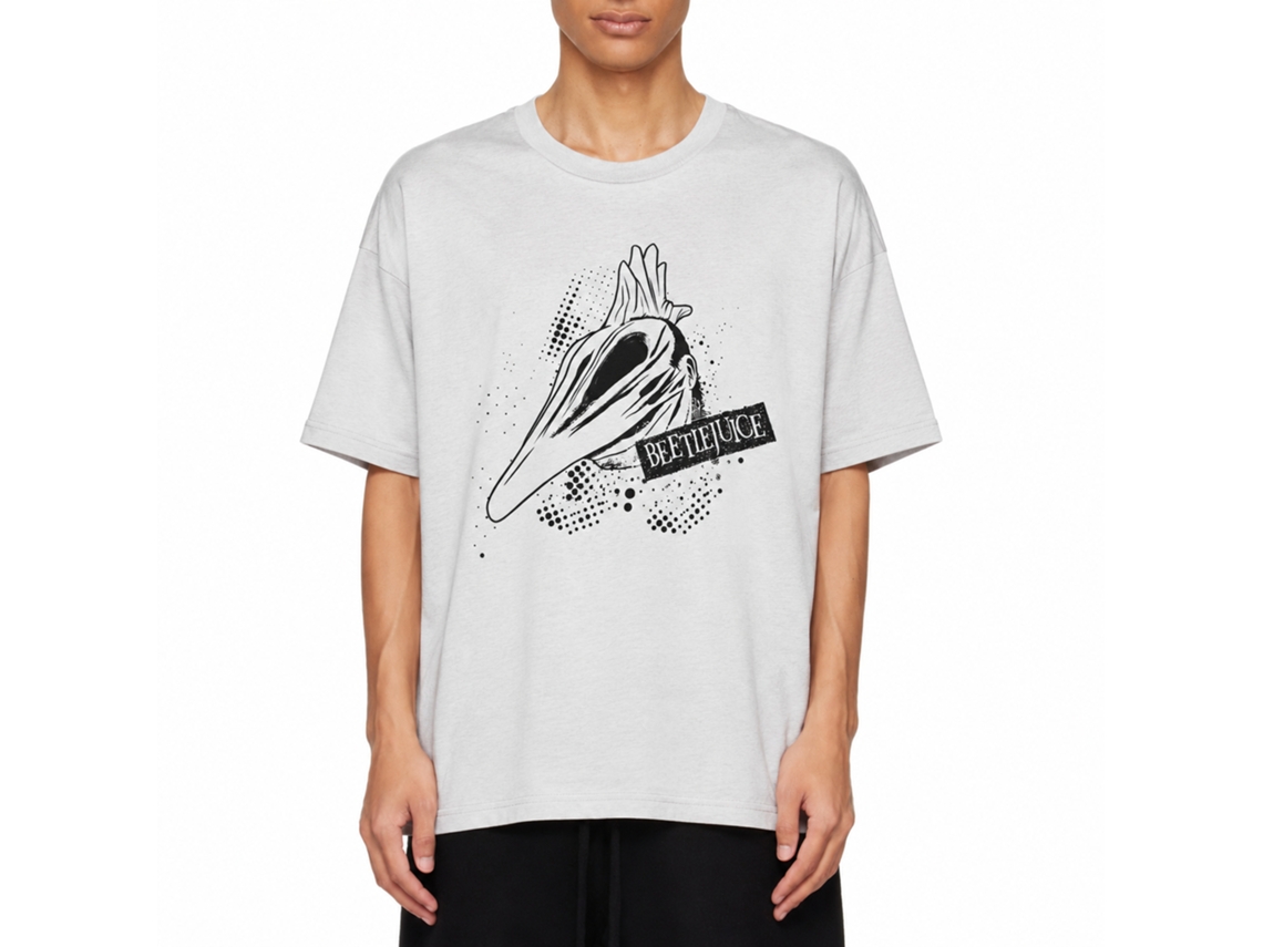 Rockinstone Beetlejuice Adam Monster White T-shirt Size:l