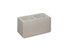 Bloco De Concreto Liso Com Repelente De Água Cinzento / 4 Lados Lisos / Unidade