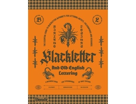 Livro Blackletter and Old English Lettering Reference Book de Kale James (Inglês)