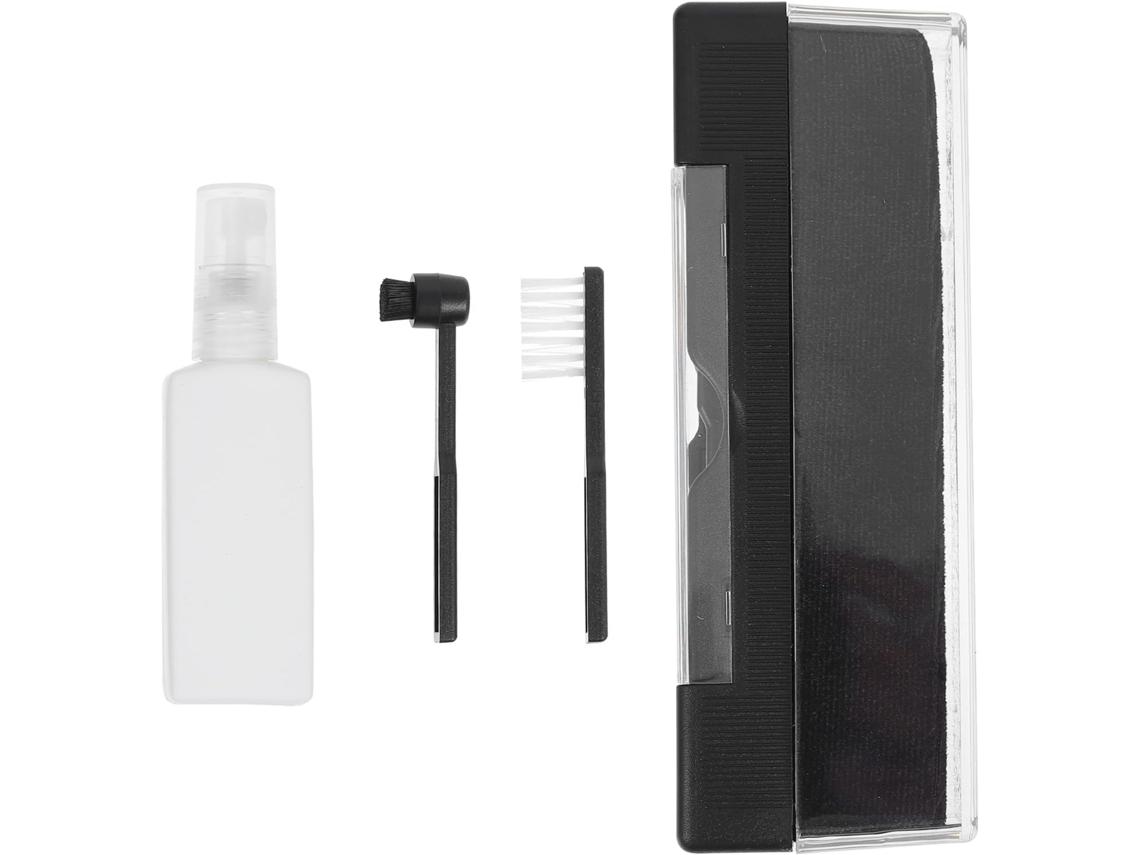 Kit De Limpeza De Vinil E Protetor De Álbuns (1 Conjunto) Com Escova E Esponja De Plástico.