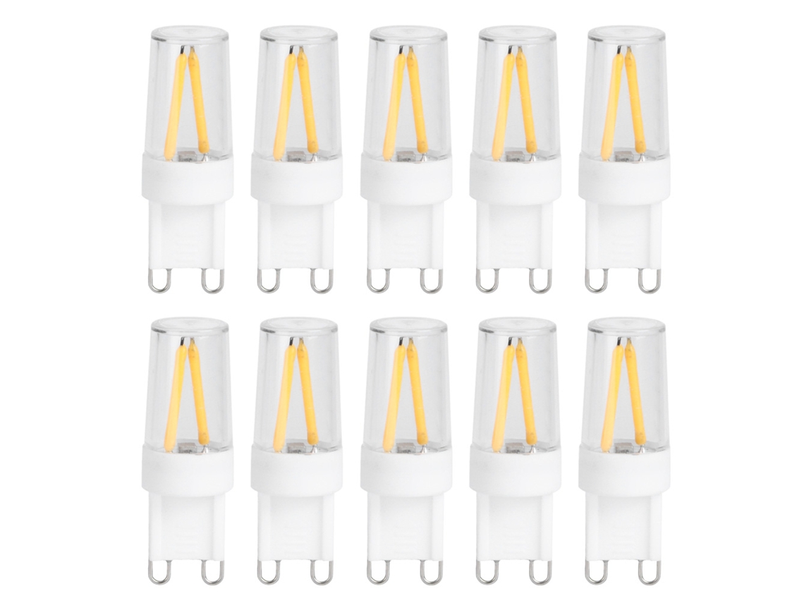 2026 10 Peças de Lâmpadas Led Base G9 1.5w Ac110v Bipin para Lâmpada de Teto Candelabro Lâmpada de Parede