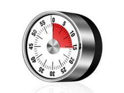 Temporizador De Cozinha Em Aço Inoxidável Com Alarme Sonoro De 60 Minutos E Relógio Magnético.