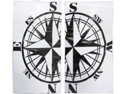 Conjunto De 2 Adesivos De Vinil Para Carro, Caravana, Autocaravana E Camping.