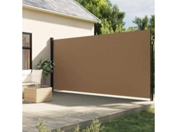 Vidaxl Toldo Lateral Retrátil 220x500 Cm Cinzento-acastanhado