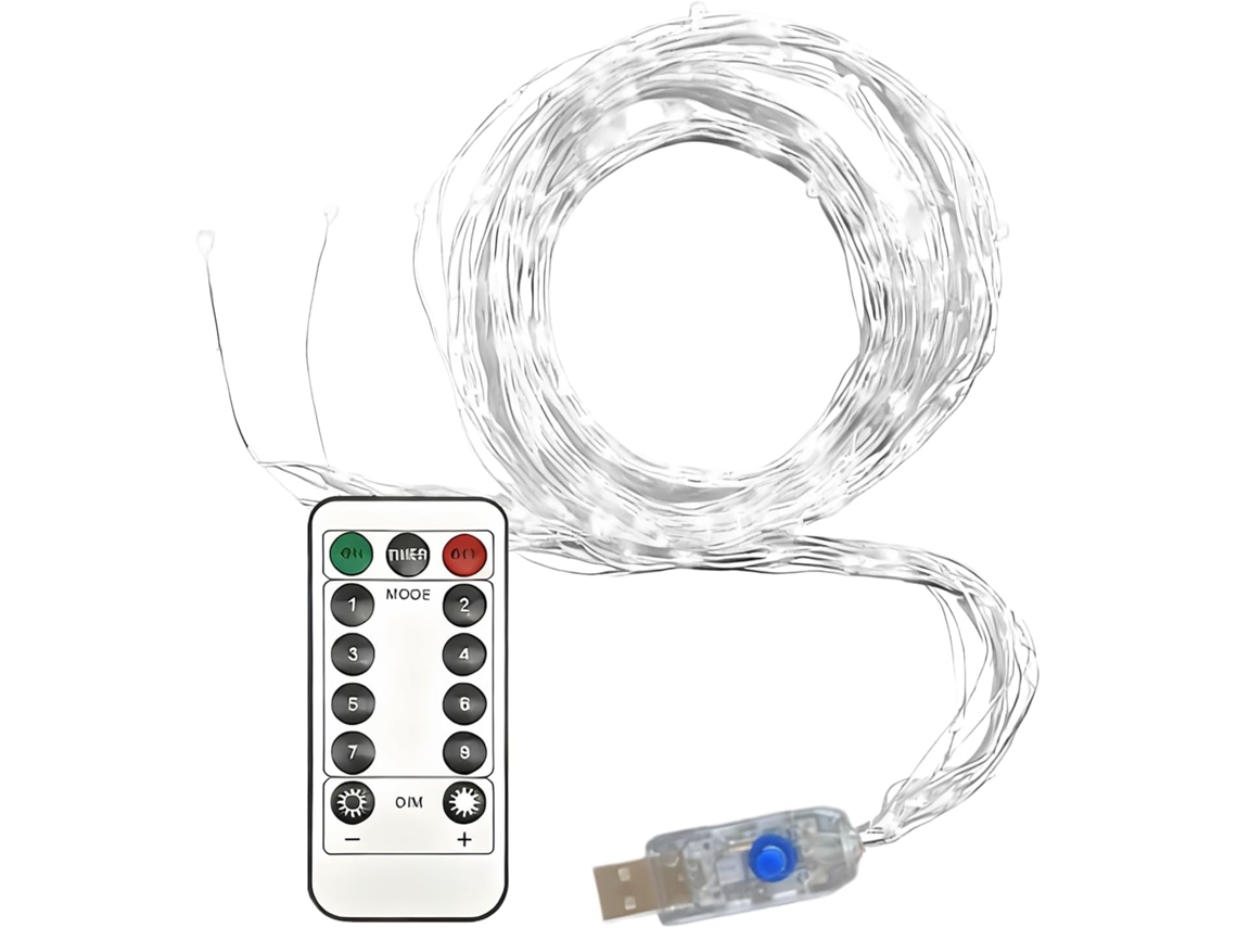 Cordão De Luzes Led Brilhantes Para A Casa