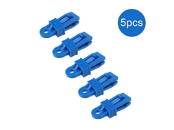 2026 5 Clips de Loneta Ajustáveis para Tendas de Camping, Camping e Exteriores, Material de Náilon Azul