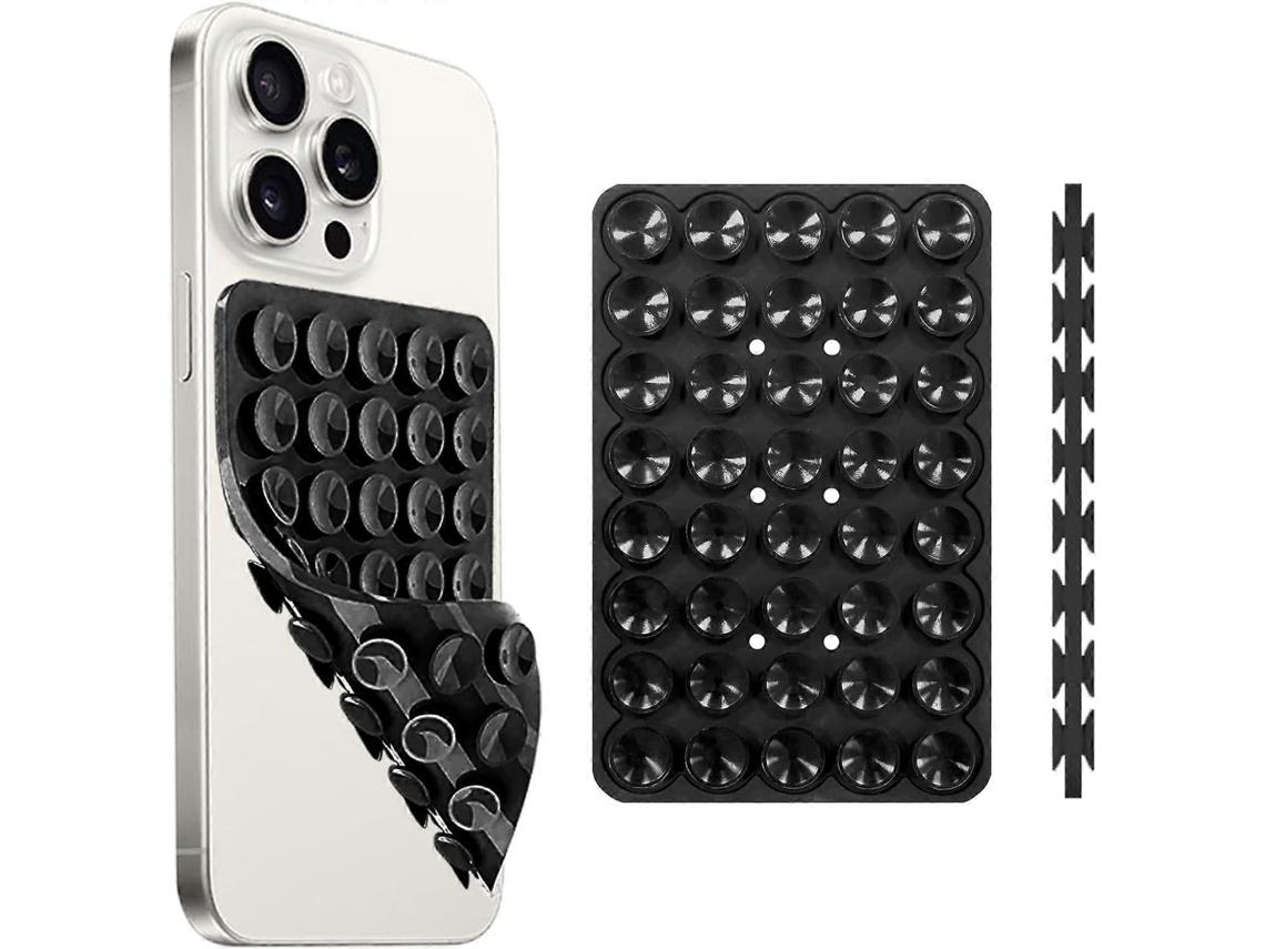 Nova Capa De Silicone Com Ventosa Para Celular, Dupla Face, Acessório Para Celular Com Forte Aderência Para Selfies E Vídeos, Permitindo O Uso Com As