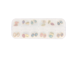 Piedras Strass Para Arte De Uñas Cristal Gems Decoraciones De Manicura Accesorios Diy (oval Drop)