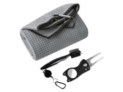 Kit De Limpeza De Taco Com Toalha E Escova Divot Repair Tool Com Marcador De Bola Acessórios