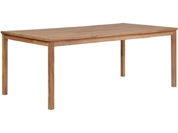 Dining Table, Dining Tables Vidaxl Marrom Madeira (200 X 100 X 77 Cm)