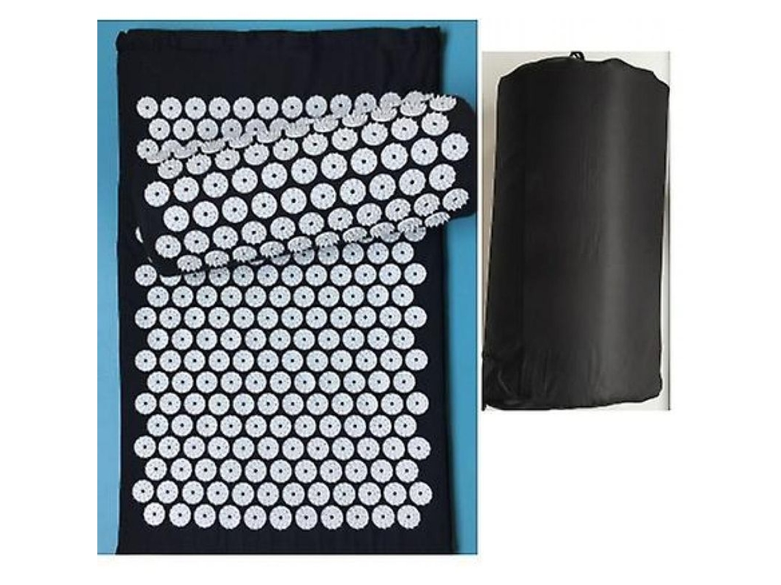 Tapete de Acupuntura Topx 68x42cm Negro S/MARCA