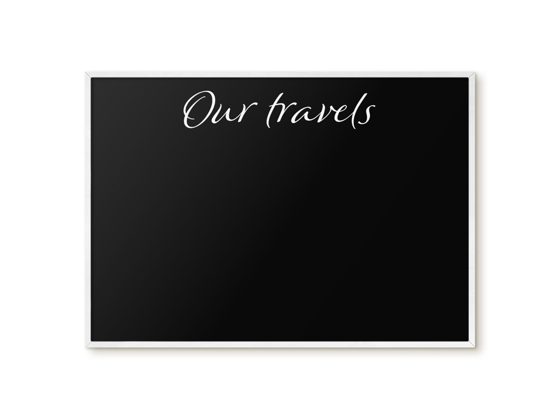 Magnetic Wall Board Our Travels For The Office Espelharte (100x70 Cm)