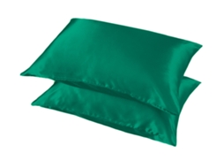 2Pack Fronha de Seda para Cabelo e Pele Macia Feminina de Cetim Fronha de Seda King Size Não.2