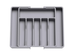 Organizador De Caixa De Talheres, Bandeja Removível Para Talheres De Cozinha, Talheres Ajustáveis ​​e Porta Talheres Aquaforge
